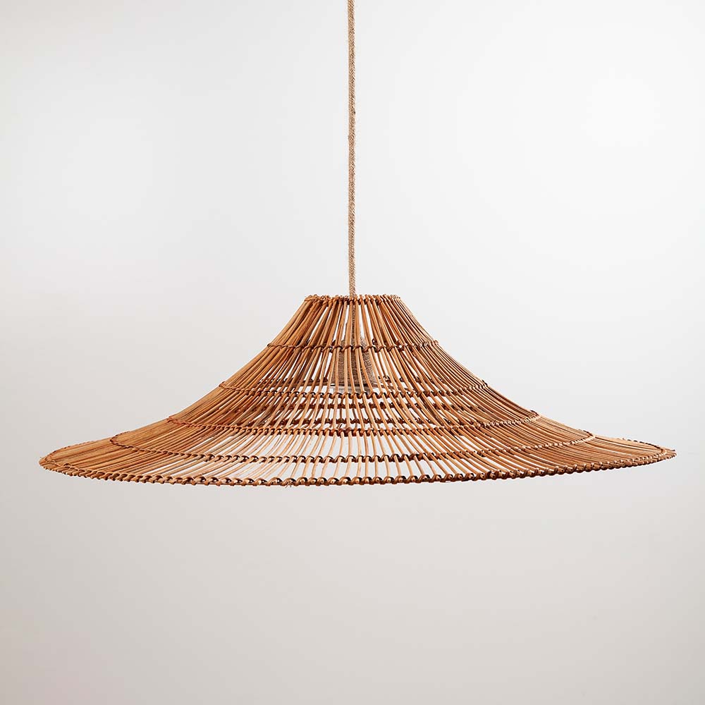 PANTALLA COLGANTE DE RATTAN 68X18 CM (ITP0008RT)