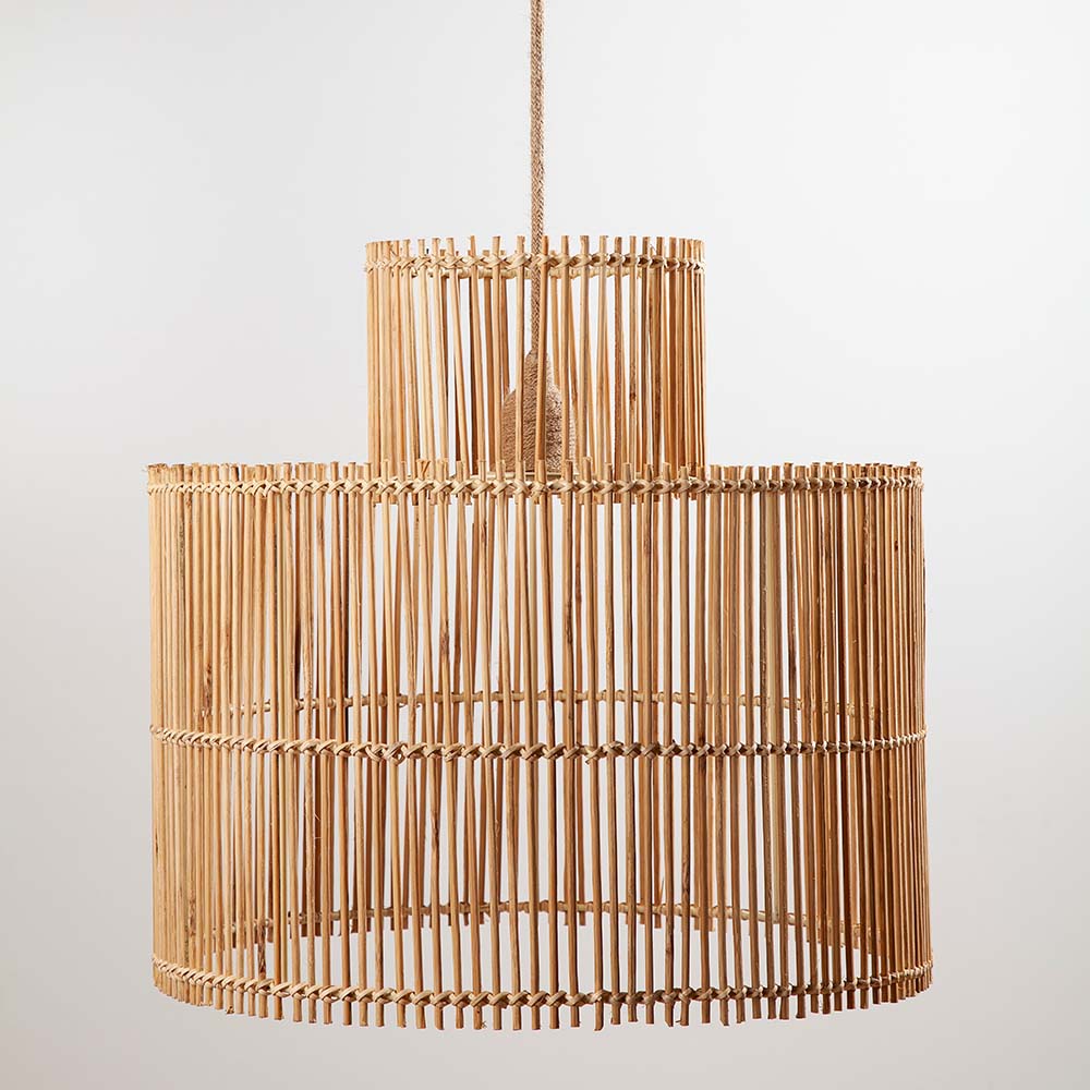 PANTALLA COLGANTE DE BAMBOO 45X41 CM (ITP004NT)