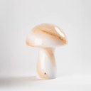 VELADOR FUNGI AMBAR Y BLANCO ALTORANCHO (IME023AR)