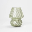 LAMPARA DE MESA LED INALAMBRICA DE VIDRIO VERDE (IME022VE)