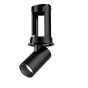 SPOT EMBUTIDO REDONDO GU10 DESPLAZABLE HACIA ABAJO 15W LED NEGRO DABOR (EMBU-12)