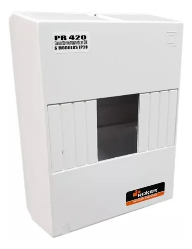 [1504090] CAJA 2-6 MÓDULOS DIN EXT.S/PUERTA ROKER (PR420)