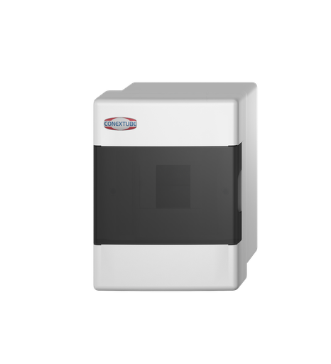 [1504194] CAJA DIN 4 MÓDULOS SUPERFICIAL TAPA FUME LUXURY (46010422)