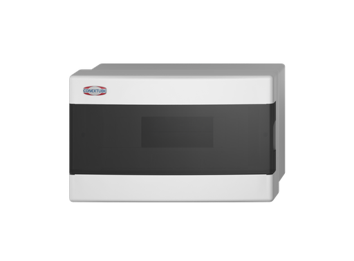 [1504198] CAJA DIN 12 MÓDULOS SUPERFICIAL TAPA FUME LUXURY (46011222)