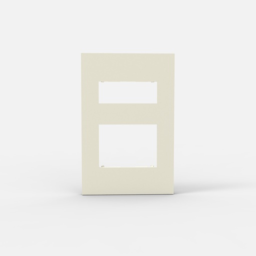 [4302012] TAPA LUJO SXXI 1MOD+TOMA CON TOMATIERRA (4136)