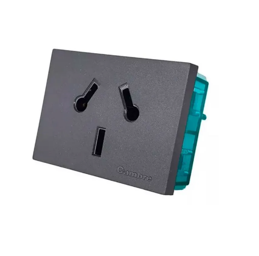 [4423028] MÓDULO TOMA BIUSO C/TIERRA GRIS SXXI (7909)