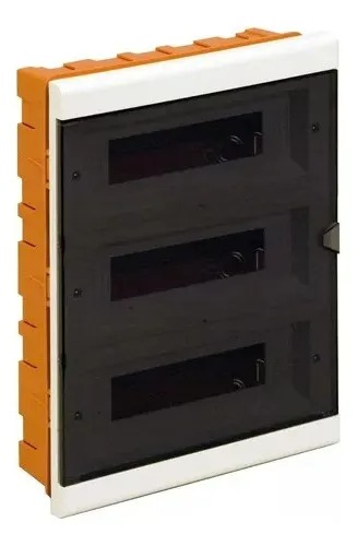 [1504241] CAJA PVC EMBUTIR 48DIN C/PUERTA ZM ROKER (ZM748)