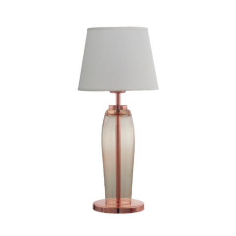 [9536001] VELADOR QUINO PLATIL TRANSPARENTE CON PANTALLA DON BELL (VE33T)