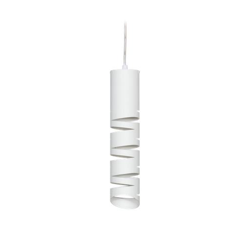 [9546392] COLGANTE LINEA TUBO BLANCO 1LUZ GU10 D.63MM H300MM FERROLUX (C-1800/4)
