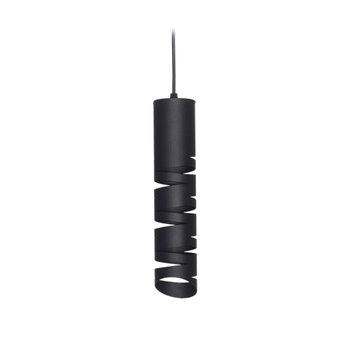 [9546393] COLGANTE LINEA TUBO NEGRO 1LUZ GU10 D.63MM H300MM FERROLUX (C-1804)