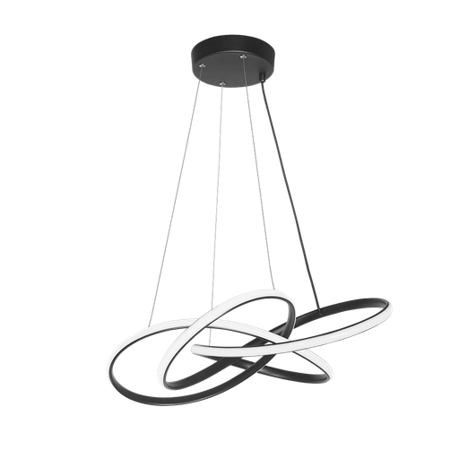 [9501039] COLGANTE LED NEGRO D.60CM 3000K 56W DESIREÉ MARKAS (L9655N)