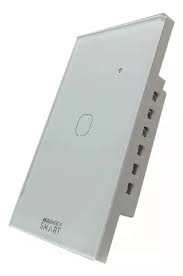 [4317010] TECLA TOUCH SMART  1 PUNTO 5X10 BLANCO AKAI (1431)