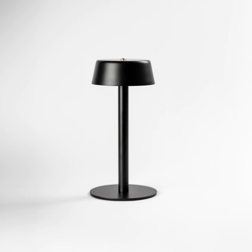 [9598008] LAMPARA DE MESA JERSEY LED INALAMBRICA DE METAL NEGRO JERSEY (IME026NE)