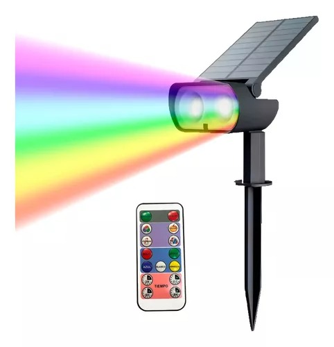 [6901056] SPOT SOLAR DE SUELO/PARED 1.8W 200LM RGB (S123)