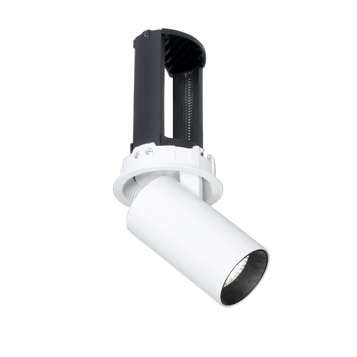 SPOT EMBUTIDO REDONDO GU10 DESPLAZABLE HACIA ABAJO 15W LED BLANCO DABOR (EMBU-12)